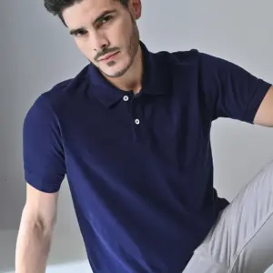 Navy Blue Polo T-Shirt